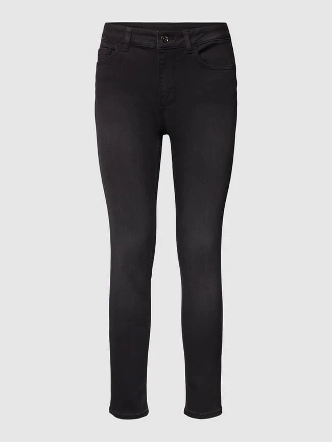 Liu Jo White Skinny Fit Jeans Mit Zierbesatz Modell 'DIVINE' - Schwarz 2 Liu Jo White Skinny Fit Jeans Mit Zierbesatz Modell 'DIVINE' - Schwarz – Bild 2