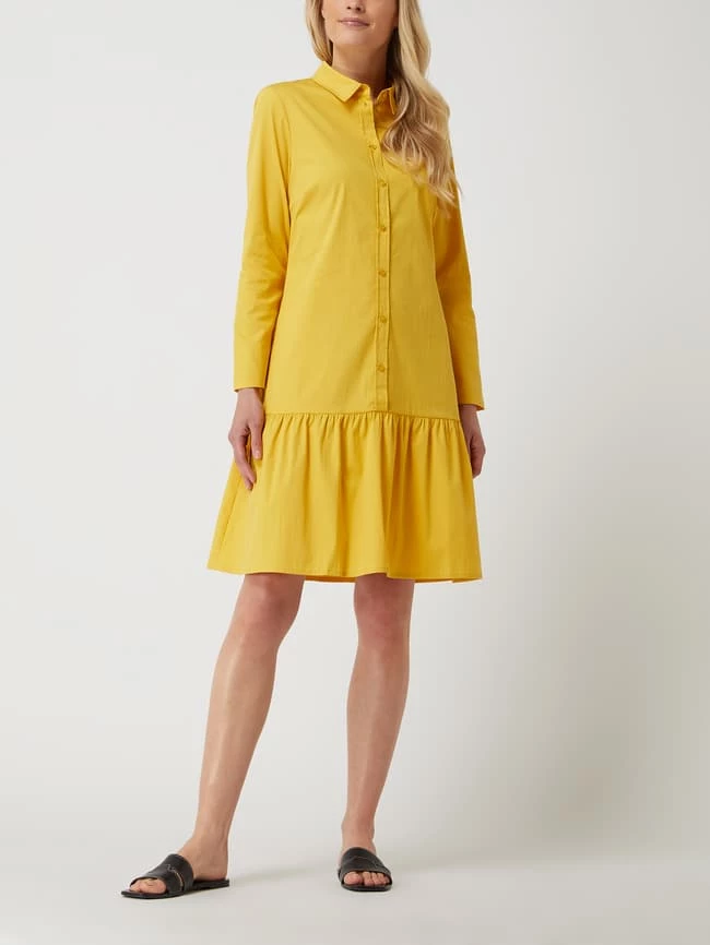 ROBE LÉGÈRE Blusenkleid Mit Volantsaum - Gelb 1 ROBE LÉGÈRE Blusenkleid Mit Volantsaum - Gelb