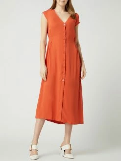 Rosemunde Blusenkleid Aus Viskose - Rostrot