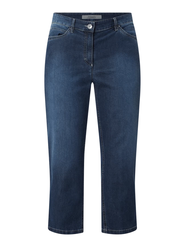 Zerres Slim Fit Caprijeans Mit Stretch-Anteil Modell 'Cora' - Blau 2 Zerres Slim Fit Caprijeans Mit Stretch-Anteil Modell 'Cora' - Blau – Bild 2