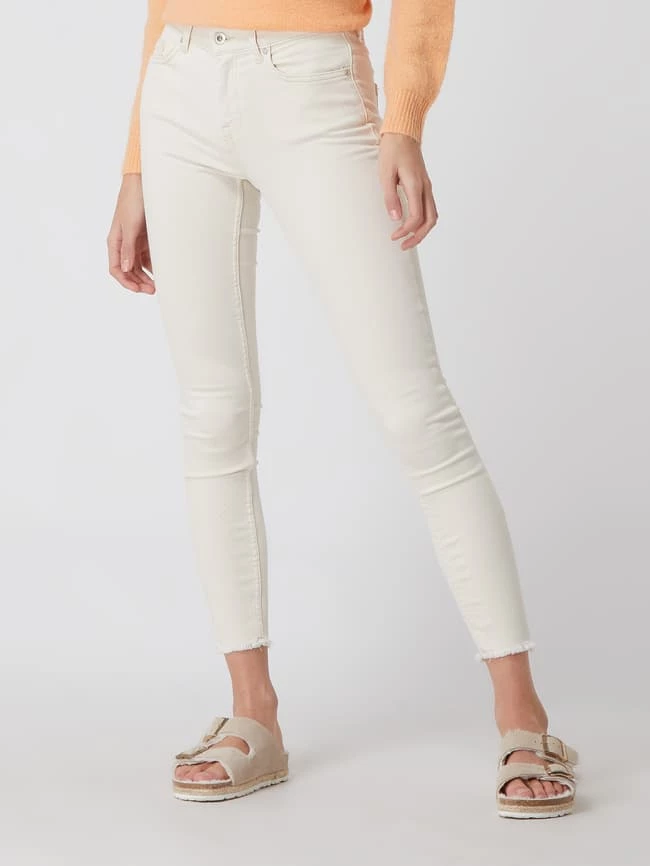 Only Skinny Fit Ankle Cut Jeans Mit Stretch-Anteil Modell 'Blush' - Ecru 4 Only Skinny Fit Ankle Cut Jeans Mit Stretch-Anteil Modell 'Blush' - Ecru – Bild 4