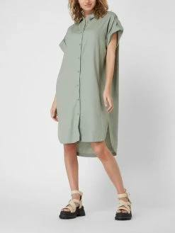 Soyaconcept Hemdblusenkleid Aus Leinen-Viskose-Mix - Khaki