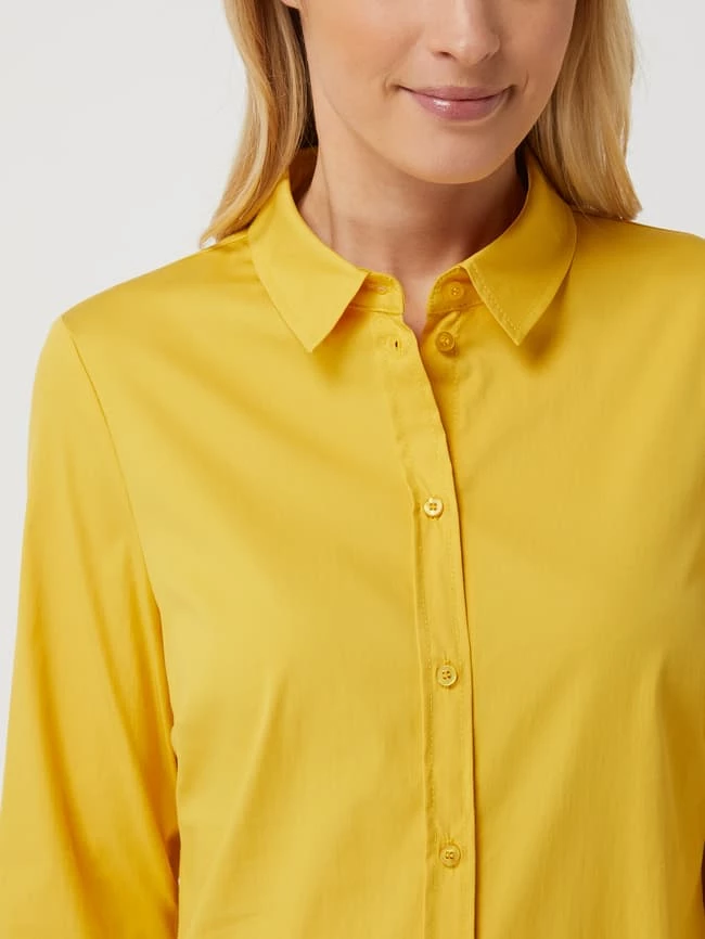 ROBE LÉGÈRE Blusenkleid Mit Volantsaum - Gelb 3 ROBE LÉGÈRE Blusenkleid Mit Volantsaum - Gelb – Bild 3