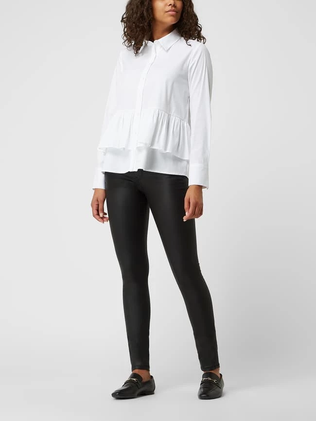 Pepe Jeans Skinny Fit Jeans Aus Coated Denim Modell 'Regent' - Schwarz 1 Pepe Jeans Skinny Fit Jeans Aus Coated Denim Modell 'Regent' - Schwarz