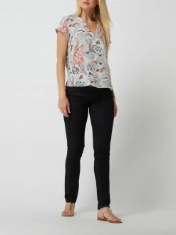 MAC MAC X Sylvie Meis 24/7 Slim Fit Jeans Mit Lyocell-Anteil Modell 'Mel' - Dunkelblau