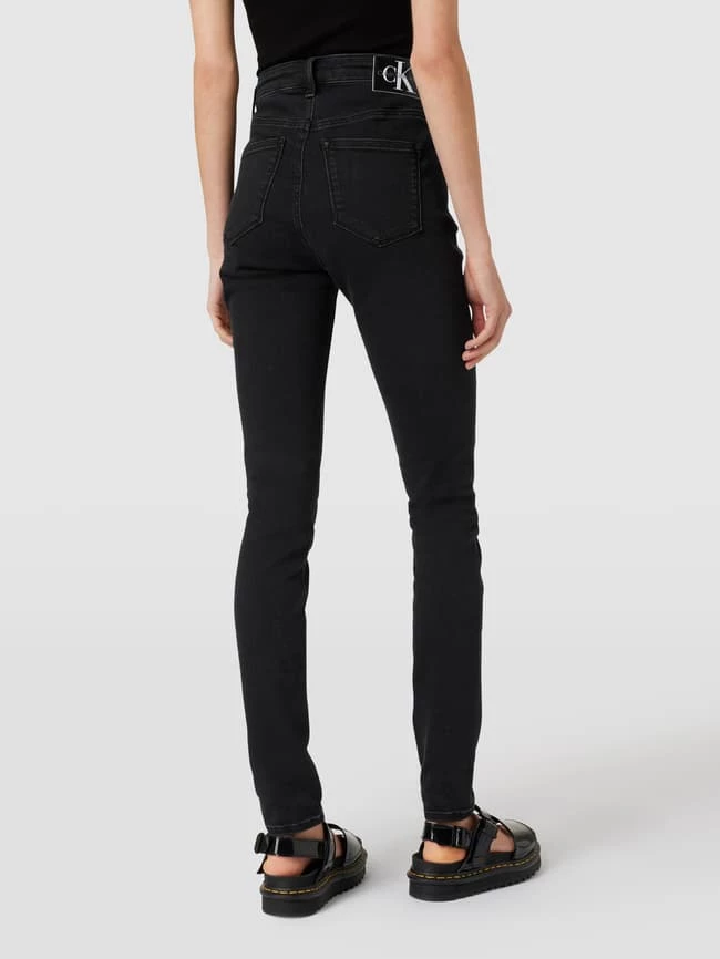 Calvin Klein Jeans High Rise Jeans Mit Ziernähten - Schwarz 5 Calvin Klein Jeans High Rise Jeans Mit Ziernähten - Schwarz – Bild 5