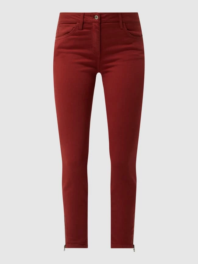 Tom Tailor Cropped Jeans Mit Eingrifftaschen Modell 'Alexa' - Dunkelrot 2 Tom Tailor Cropped Jeans Mit Eingrifftaschen Modell 'Alexa' - Dunkelrot – Bild 2