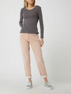 MAC Carrot Fit High Waist Jeans Mit Stretch-Anteil Modell 'Rich' - Rosé