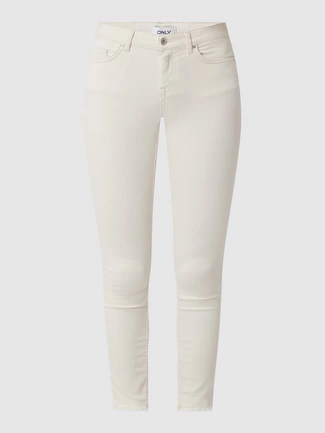 Only Skinny Fit Ankle Cut Jeans Mit Stretch-Anteil Modell 'Blush' - Ecru 2 Only Skinny Fit Ankle Cut Jeans Mit Stretch-Anteil Modell 'Blush' - Ecru – Bild 2