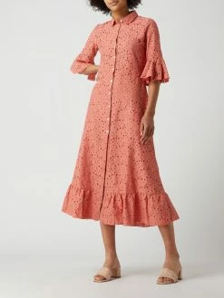 Chiara Fiorini Kleid Aus Lochspitze - Altrosa