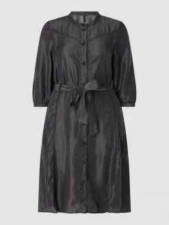 ONLY CARMAKOMA PLUS SIZE Kleid Aus Lyocell Modell 'Rika' - Schwarz