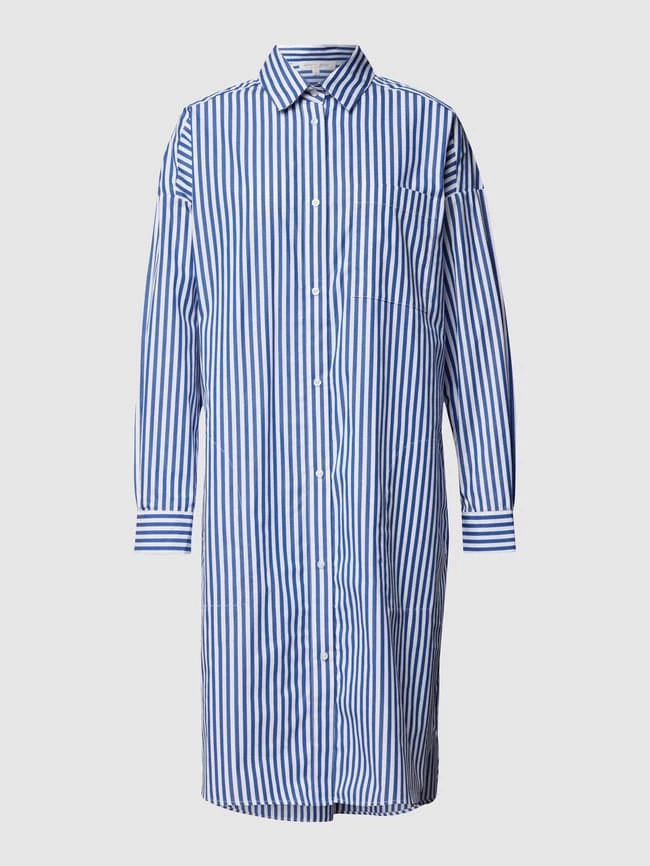 Christian Berg Woman Hemdblusenkleid Mit Streifenmuster - Royalblau 2 Christian Berg Woman Hemdblusenkleid Mit Streifenmuster - Royalblau - Image 2