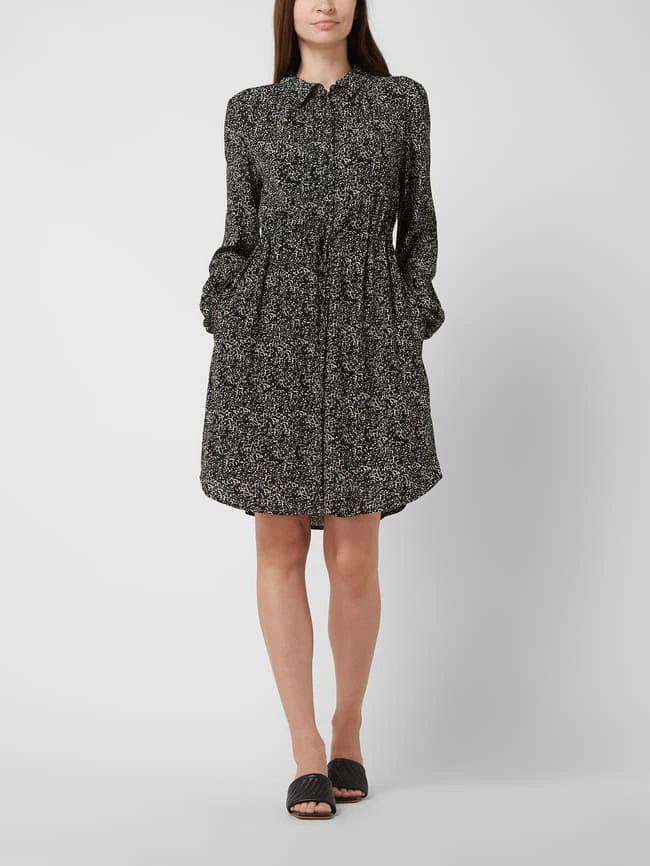 Soft Rebels Blusenkleid Aus Viskose Modell 'Anna' - Schwarz 1 Soft Rebels Blusenkleid Aus Viskose Modell 'Anna' - Schwarz