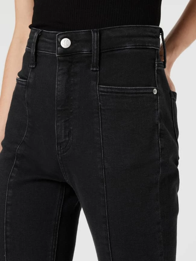 Calvin Klein Jeans High Rise Jeans Mit Ziernähten - Schwarz 3 Calvin Klein Jeans High Rise Jeans Mit Ziernähten - Schwarz – Bild 3