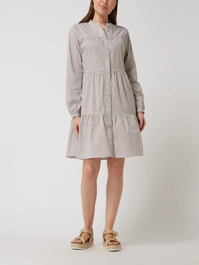 FREE/QUENT Kleid Im Stufen-Look Modell 'Emmeline' - Sand 1 FREE/QUENT Kleid Im Stufen-Look Modell 'Emmeline' - Sand