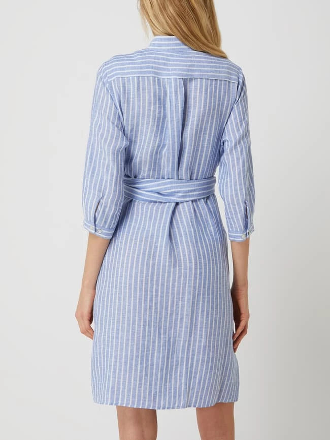 Seidensticker Blusenkleid Aus Leinen - Hellblau 5 Seidensticker Blusenkleid Aus Leinen - Hellblau – Bild 5