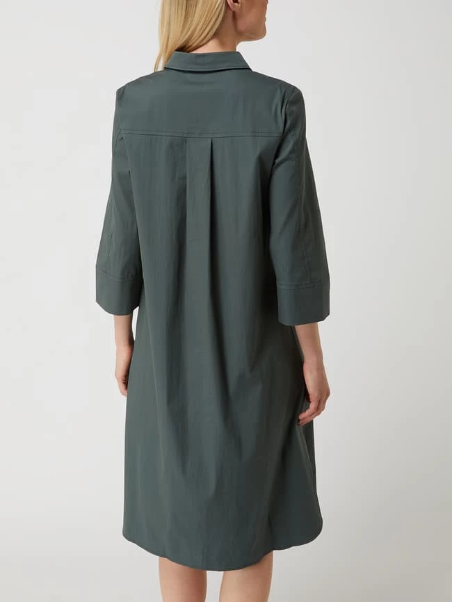 ROBE LÉGÈRE Blusenkleid Mit 3/4-Arm - Khaki 5 ROBE LÉGÈRE Blusenkleid Mit 3/4-Arm - Khaki – Bild 5