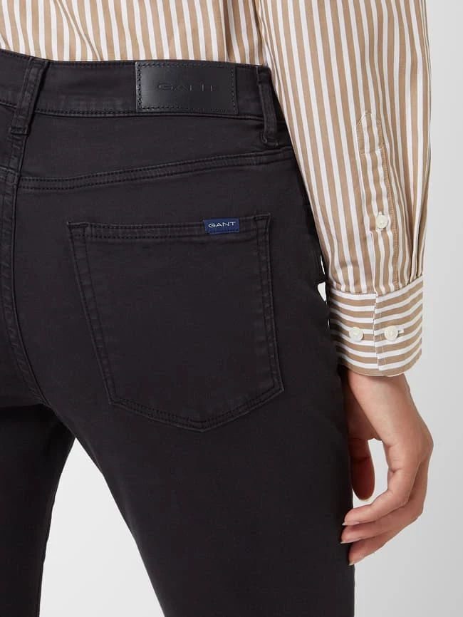 Gant Skinny Fit Jeans Mit Stretch-Anteil - Schwarz 3 Gant Skinny Fit Jeans Mit Stretch-Anteil - Schwarz – Bild 3