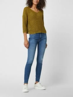 7 For All Mankind Skinny Fit Jeans Mit Stretch-Anteil - Blau