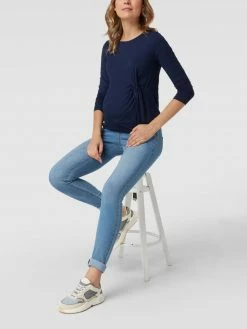 Mamalicious Umstands-Jeans Mit Elastischem Bauchband - Hellblau