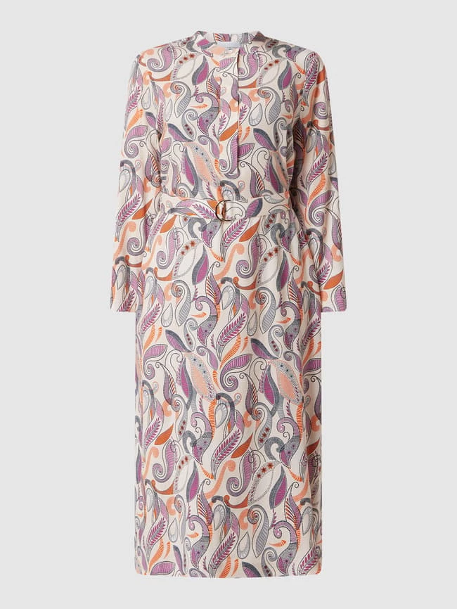 Herzensangelegenheit Blusenkleid Mit Paisley-Muster - Marineblau 2 Herzensangelegenheit Blusenkleid Mit Paisley-Muster - Marineblau - Image 2